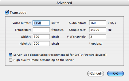 cytv-transcoding-settings